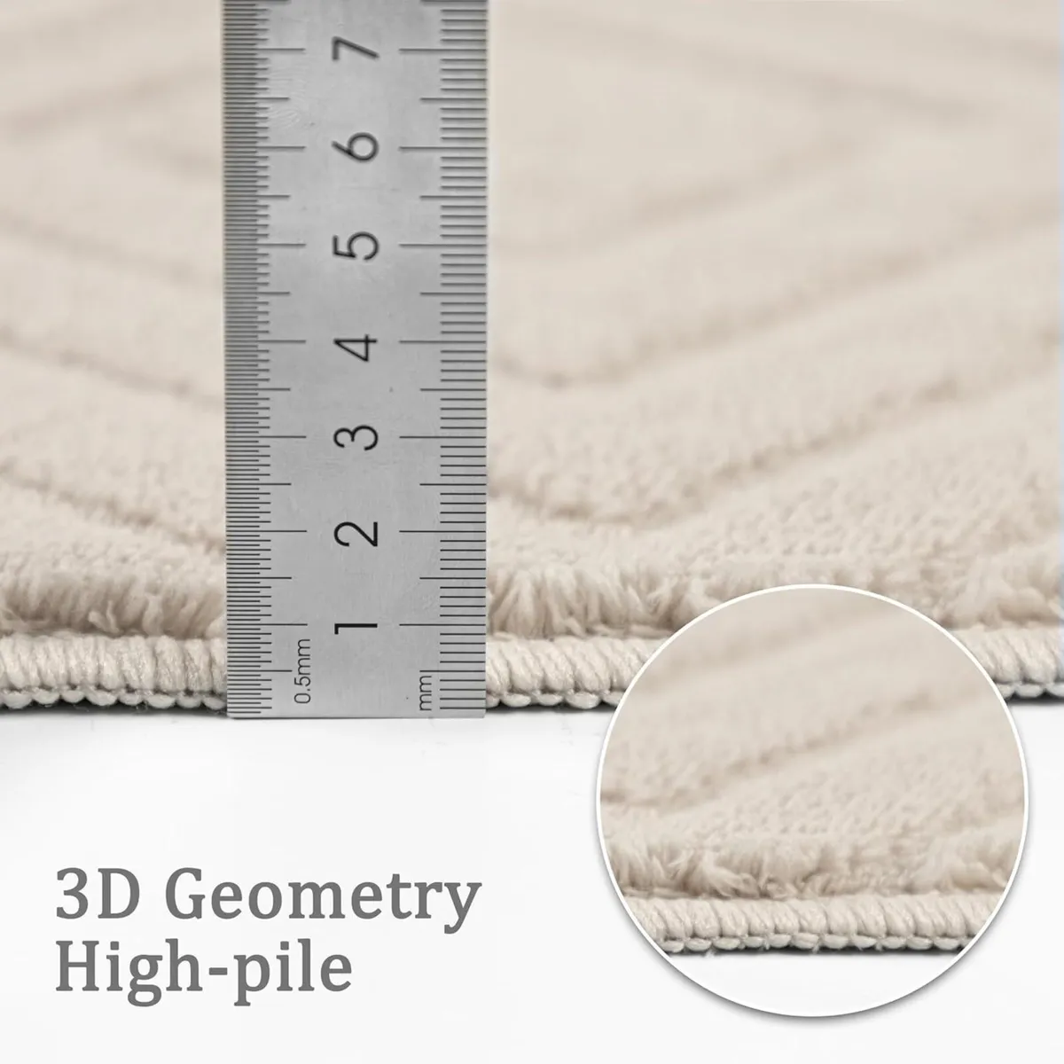 Washable Rugs Living Room Non-Slip Large Fluffy - Image 2