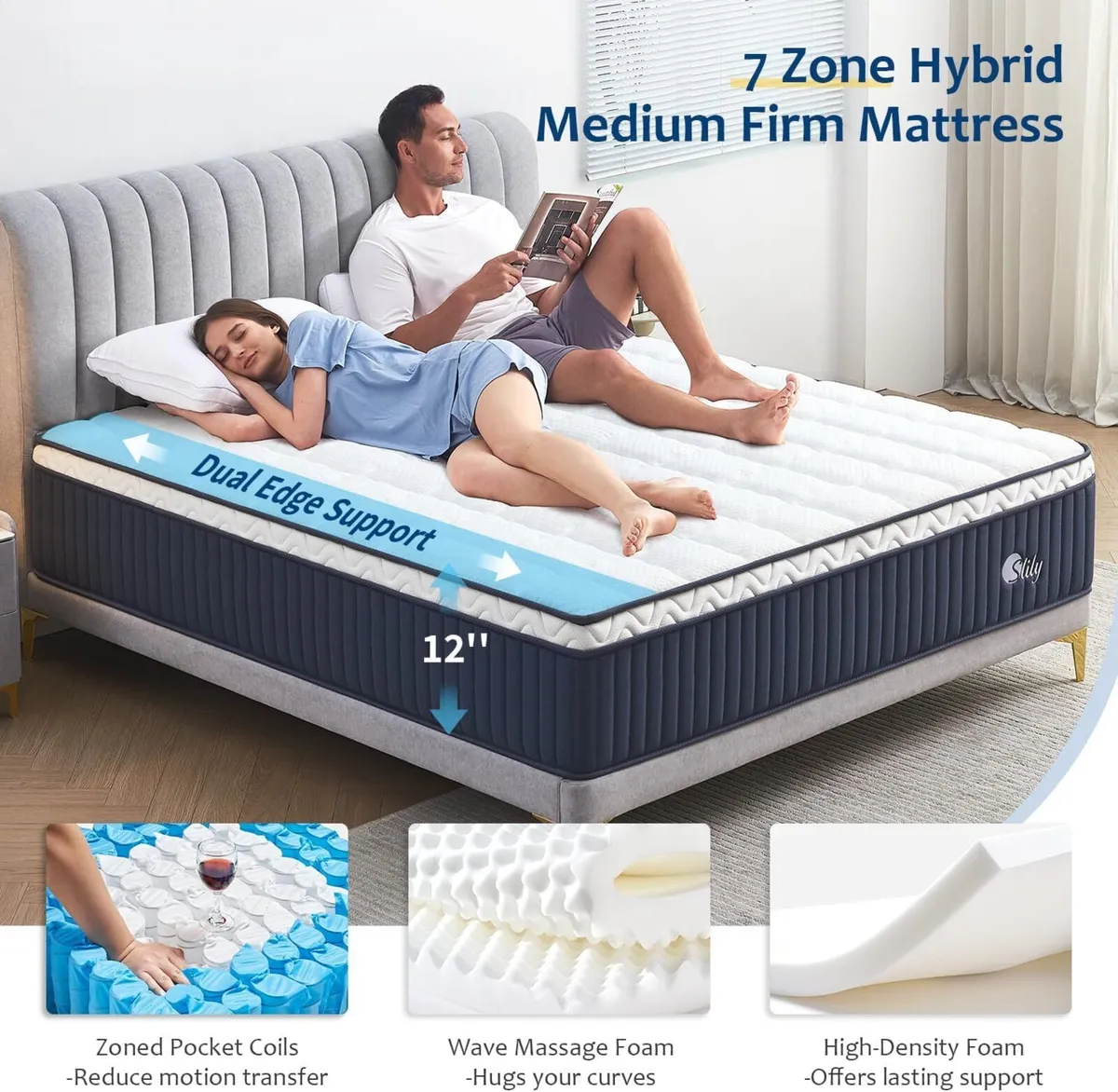 Mattress for Back Pain Hybrid Mattresses - Image 4