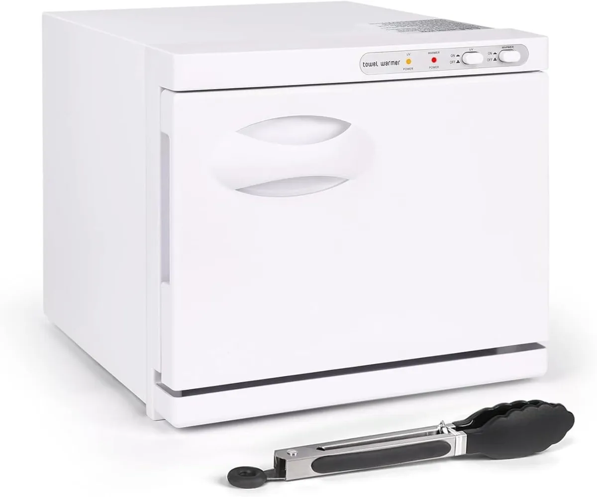8L Hot Towel Cabinet Warmer with UV Sterilisation - Image 1