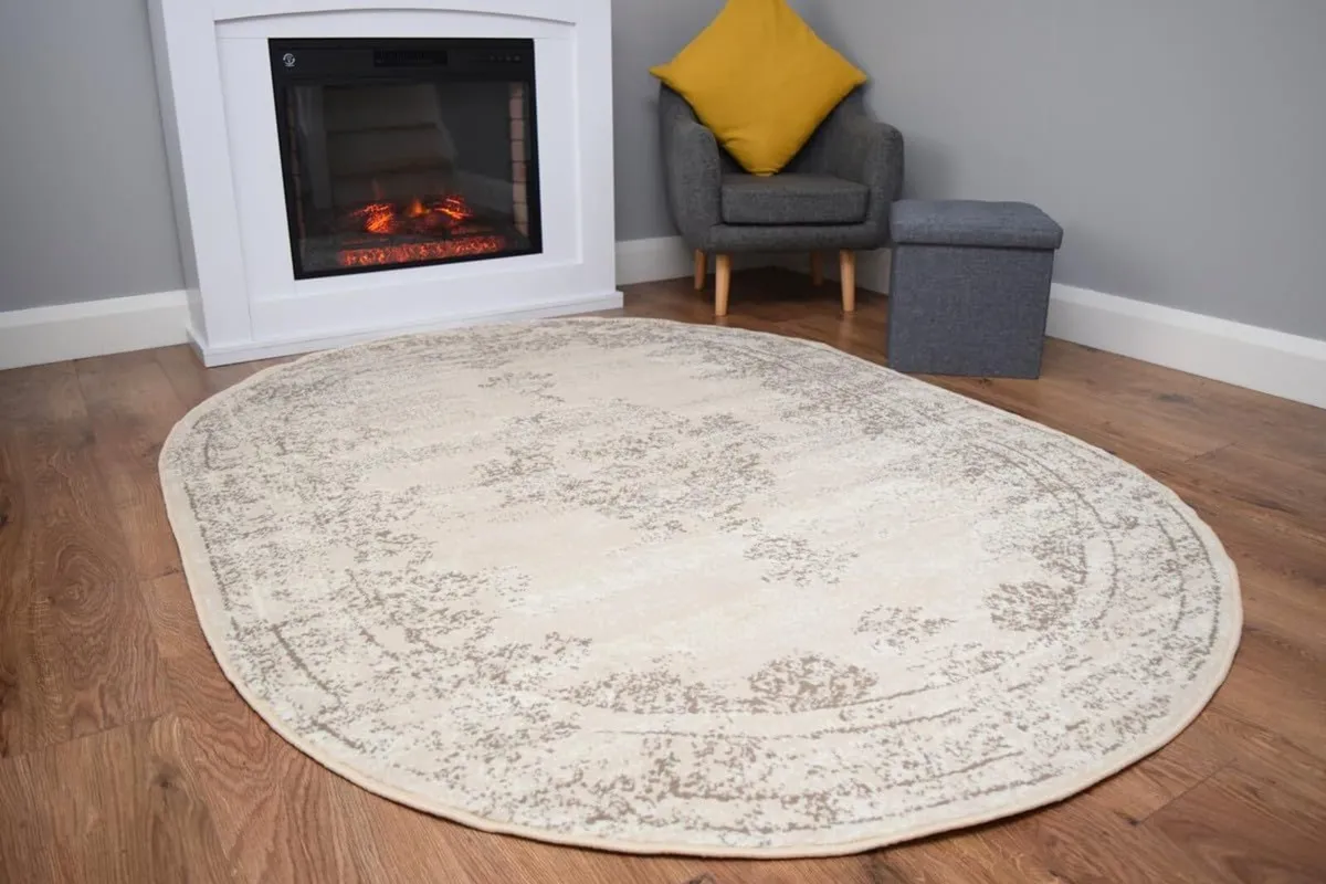 Luna Collection Living Room Rug and Hallway Runner