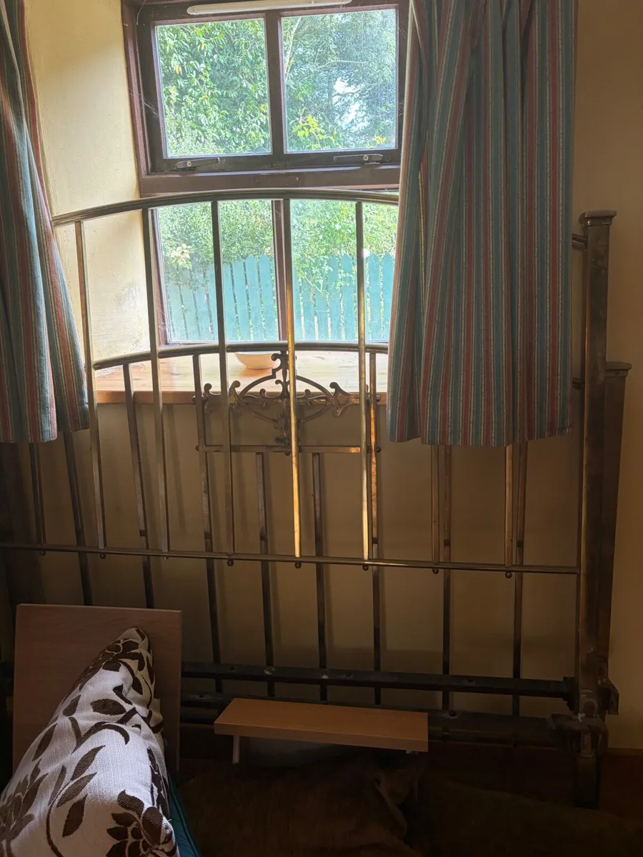 Brass bed