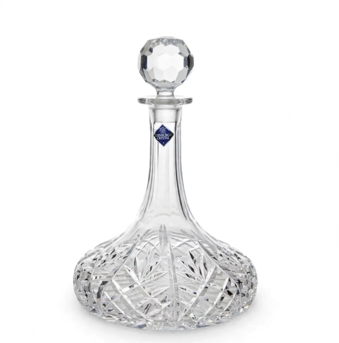Edinburgh crystal ships decanter 1990s - Image 1