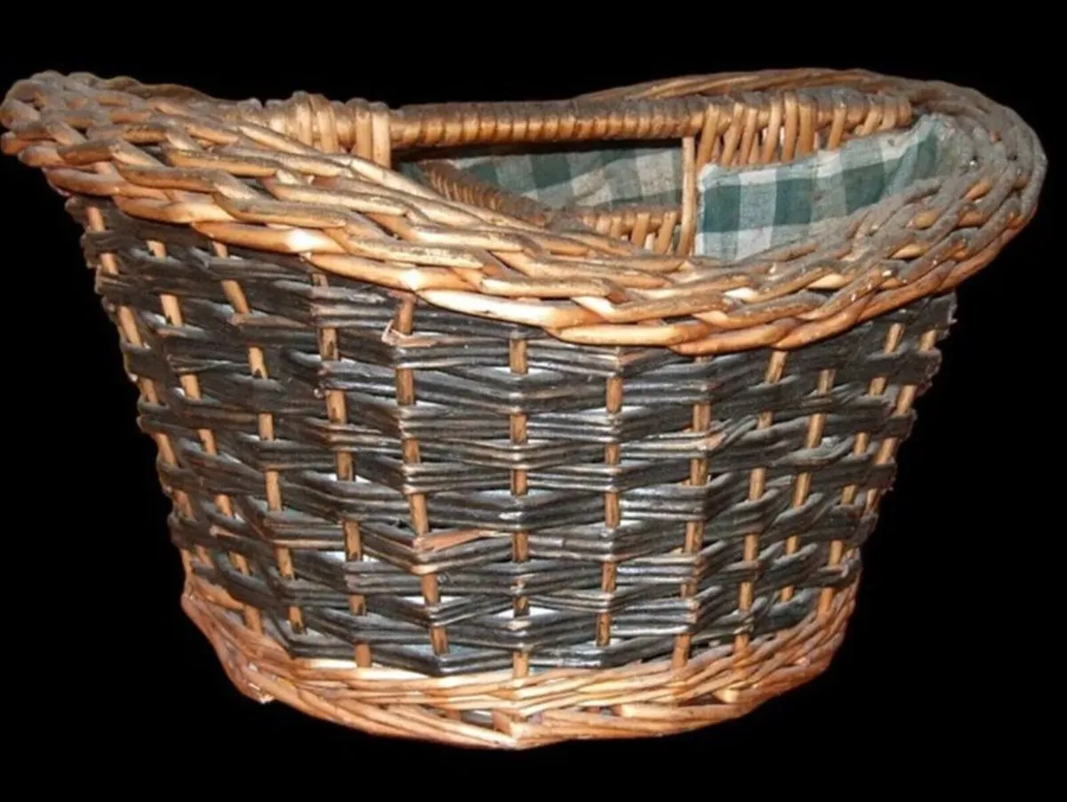 Vintage Harrods Wicker 4-Bottle Wine Carrier - Image 3