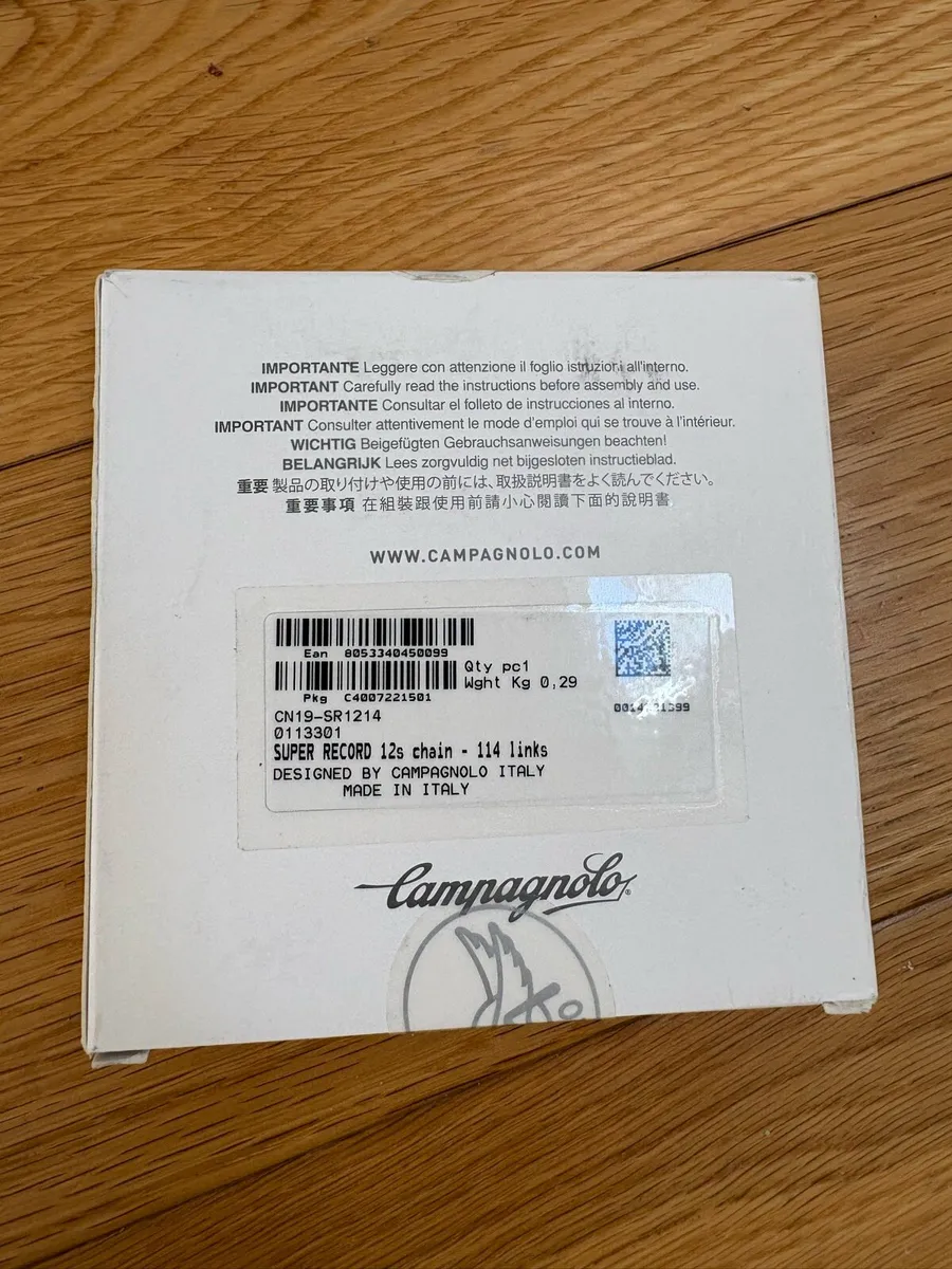 Campagnolo Super Record 12 Speed Chain - NEW - Image 2