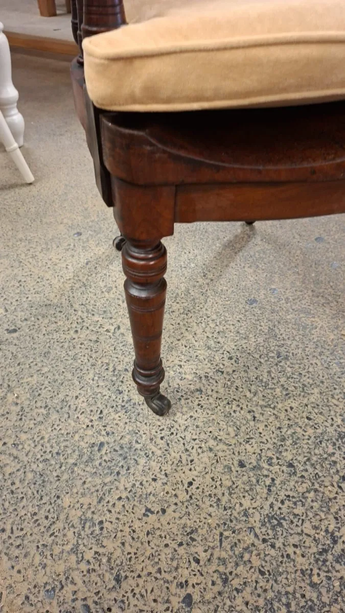 19th century parlour chair - Image 4