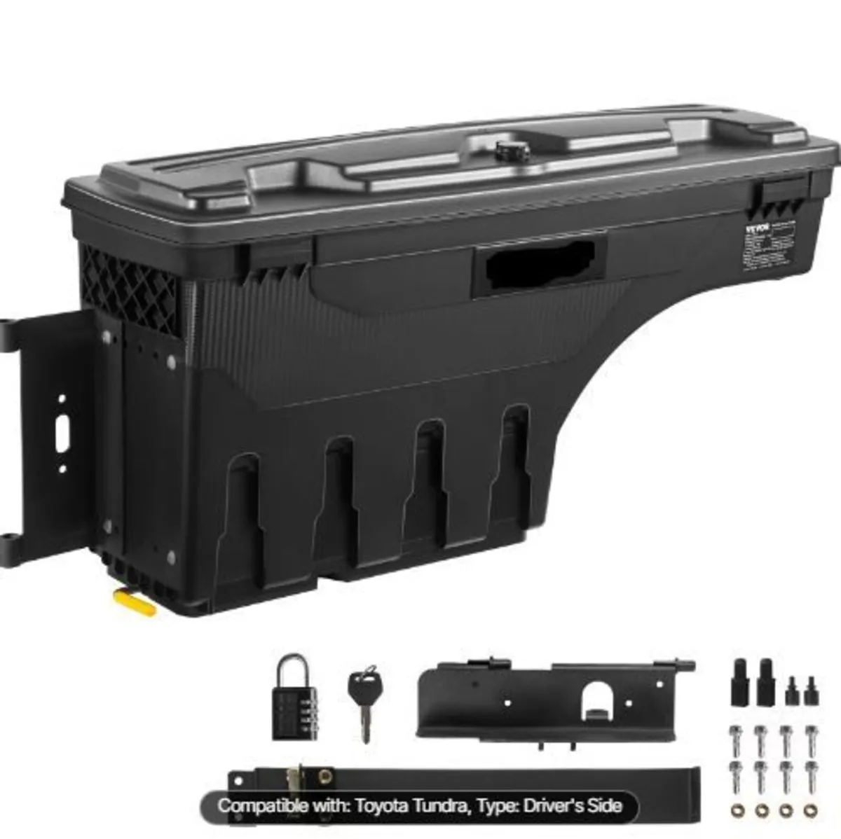 Truck Bed Storage Box, Lockable Lid - Image 4