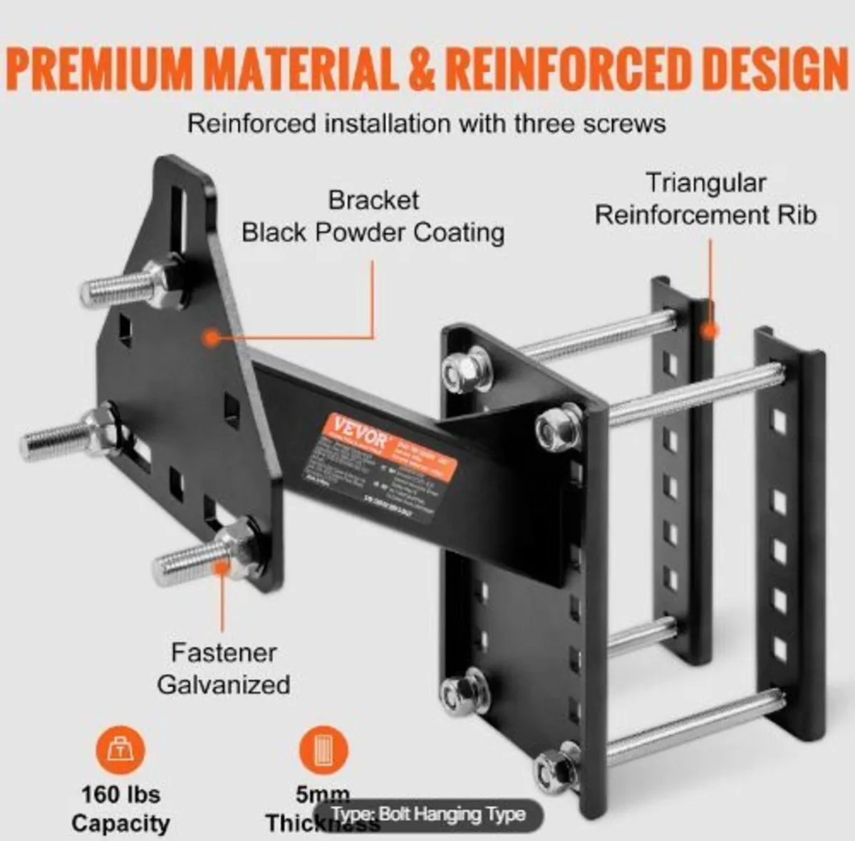Spare Tire Carrier, Trailer Spare Tire Mount - Image 4