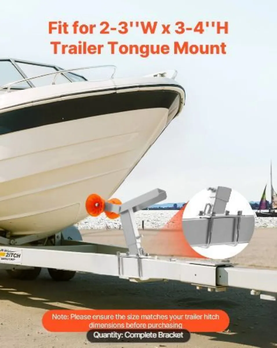 Boat Trailer Winch Stand with Roller - Image 1