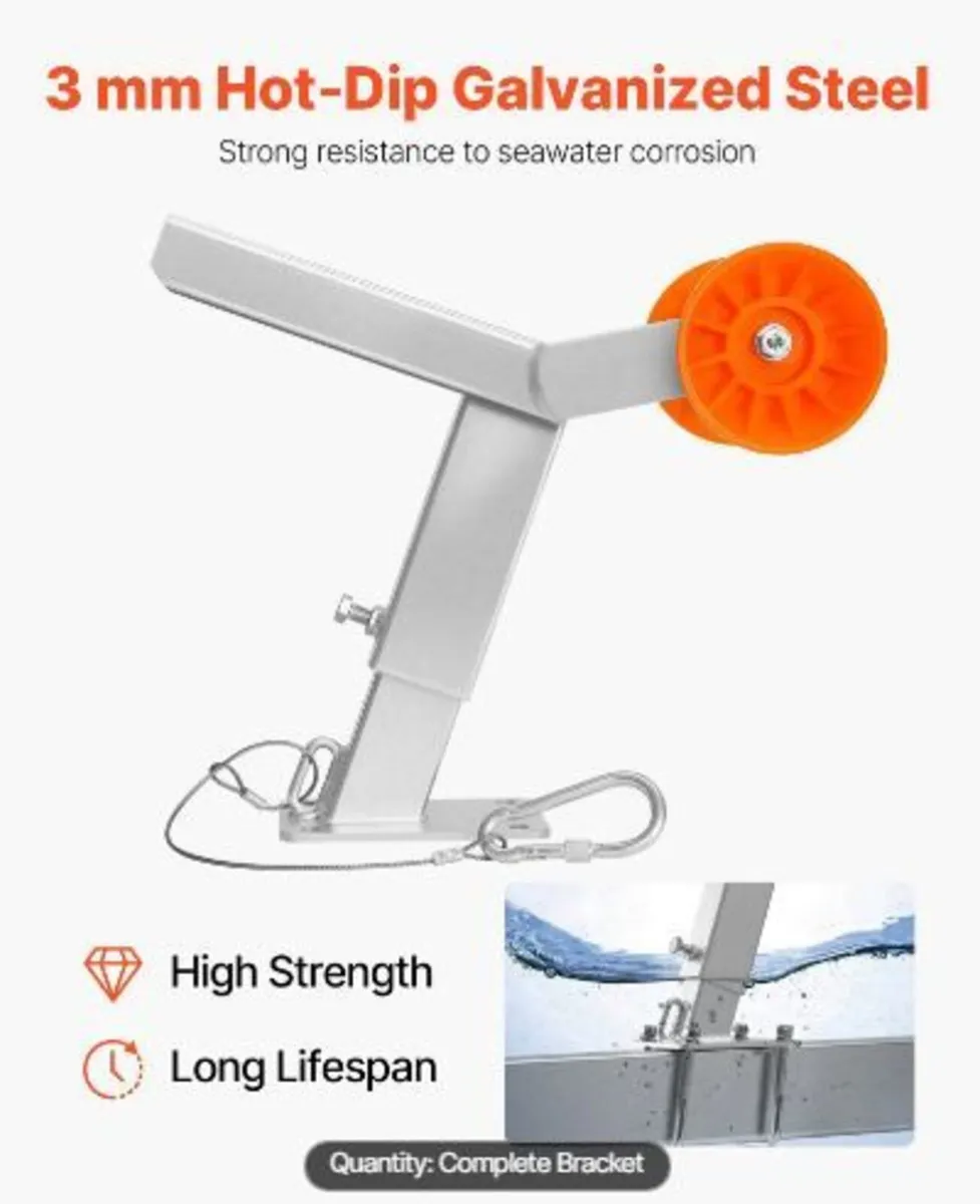 Boat Trailer Winch Stand with Roller - Image 3