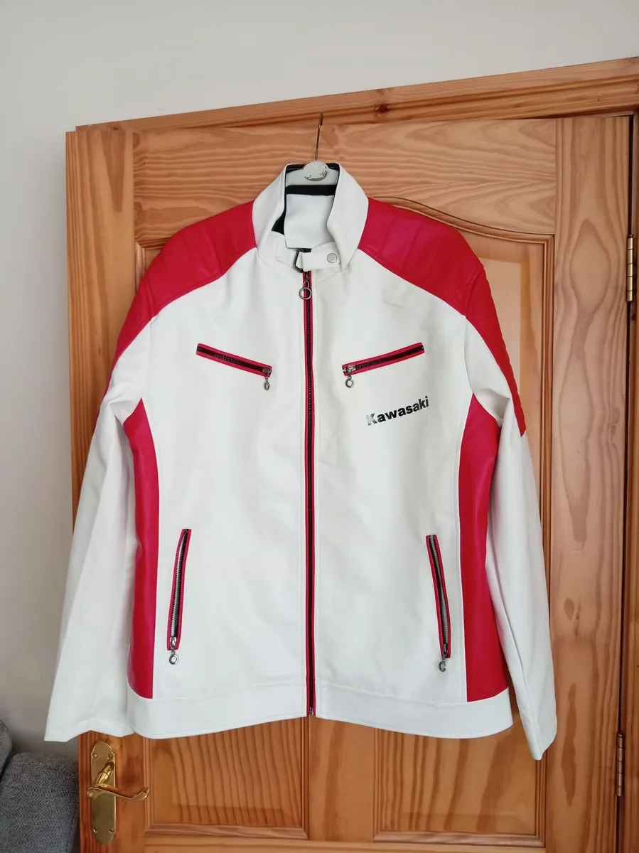 New leather motorcycle jacket size xl & boots - Image 2