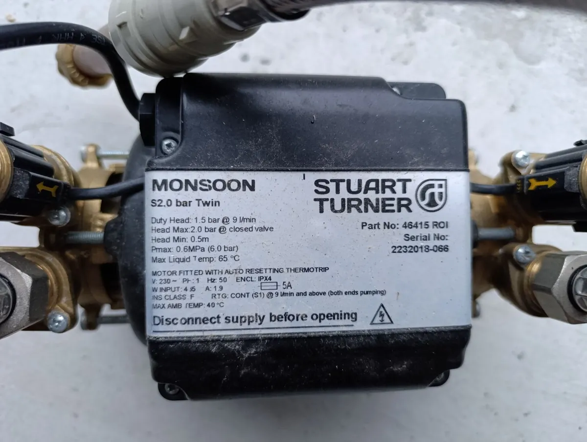 Stuart Turner Shower Pump - Monsoon - Image 1