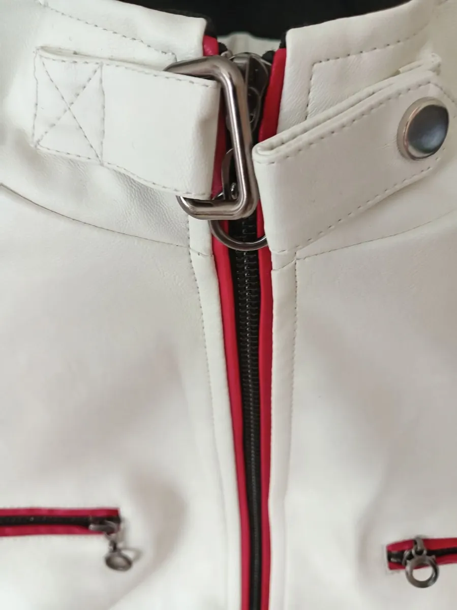 New leather motorcycle jacket size xl & boots - Image 1