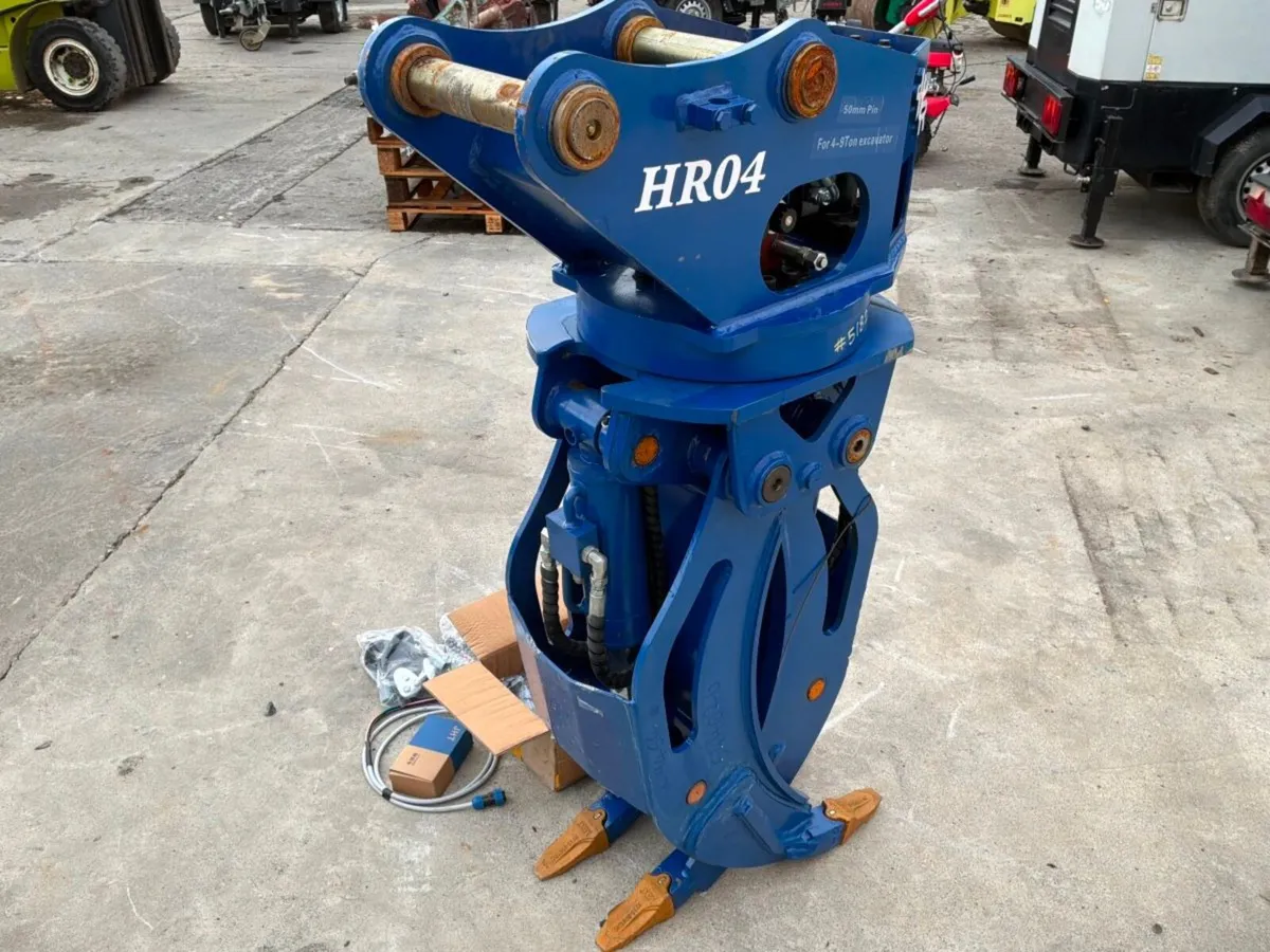 New / unused rotating grapple / grab...50mm pins.. - Image 3