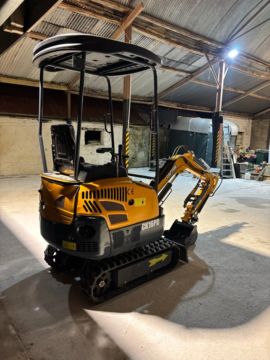 2026 Unused Captok 1.6 Tonne Mini Digger NO VAT - Image 3