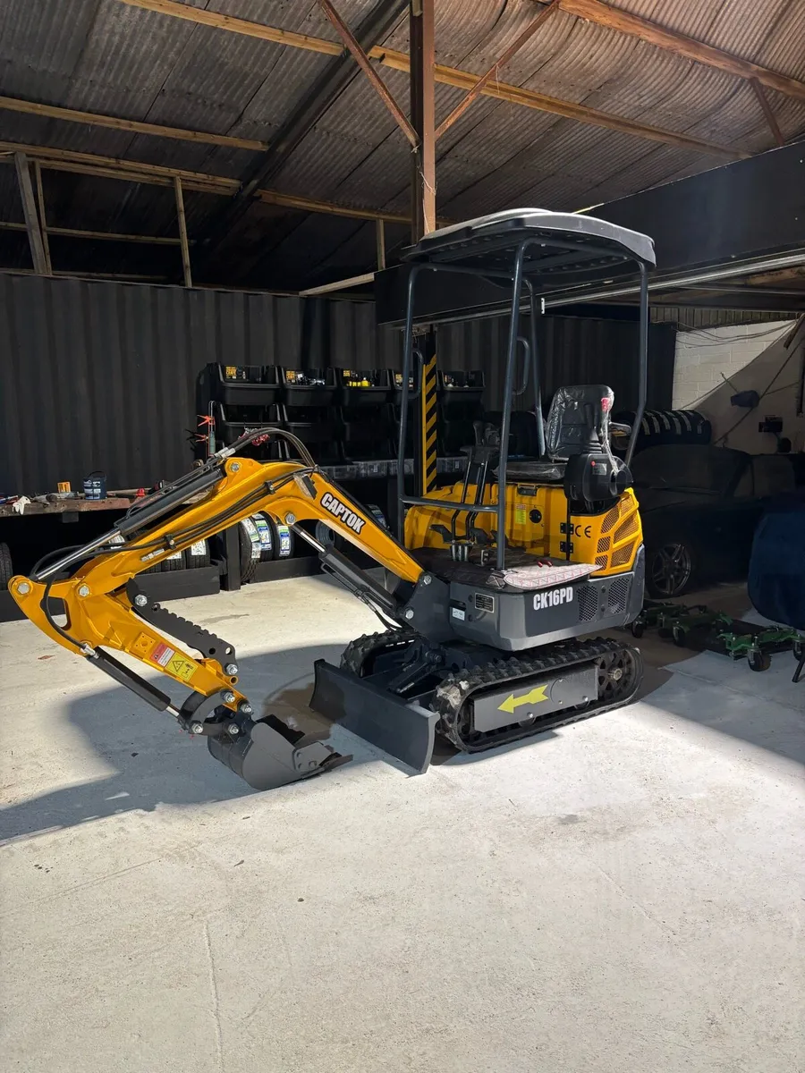 2026 Unused Captok 1.6 Tonne Mini Digger NO VAT - Image 1