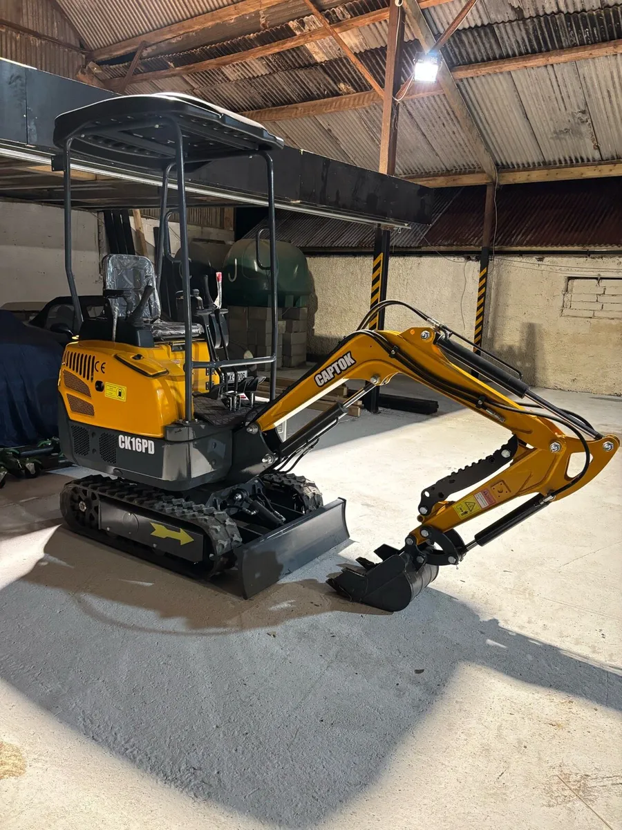 2026 Unused Captok 1.6 Tonne Mini Digger NO VAT - Image 2