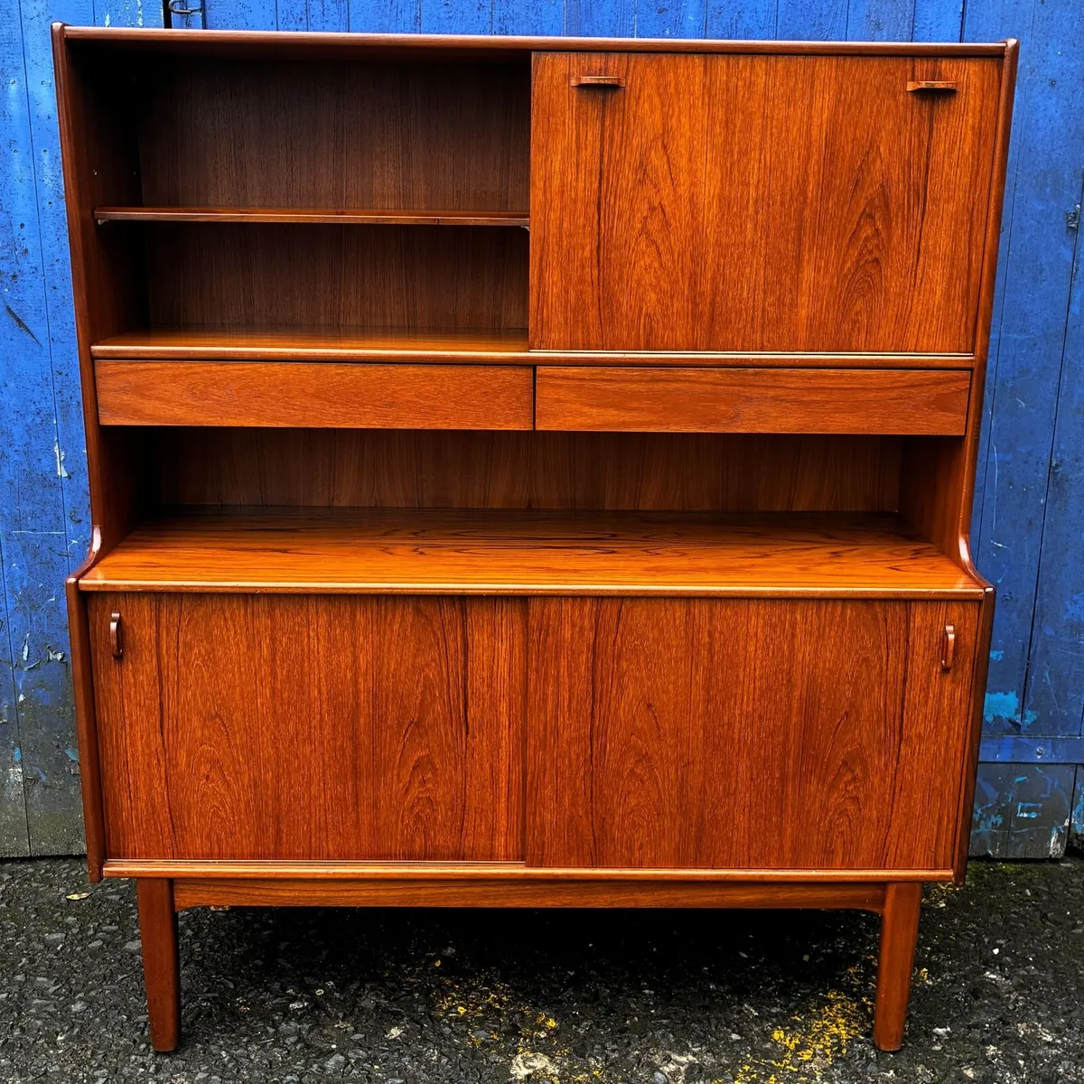 Nathan Mid Century Teak Highboard - Image 1