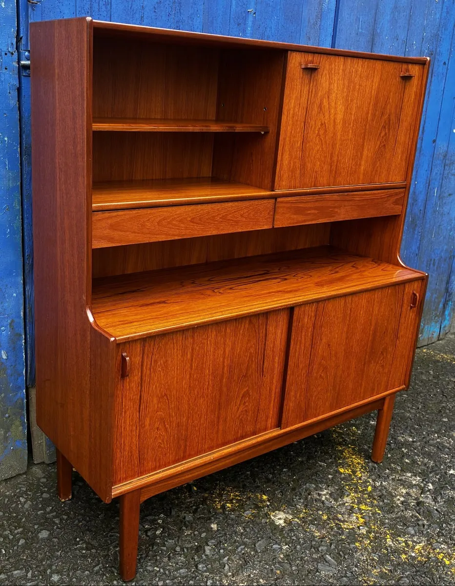 Nathan Mid Century Teak Highboard - Image 3