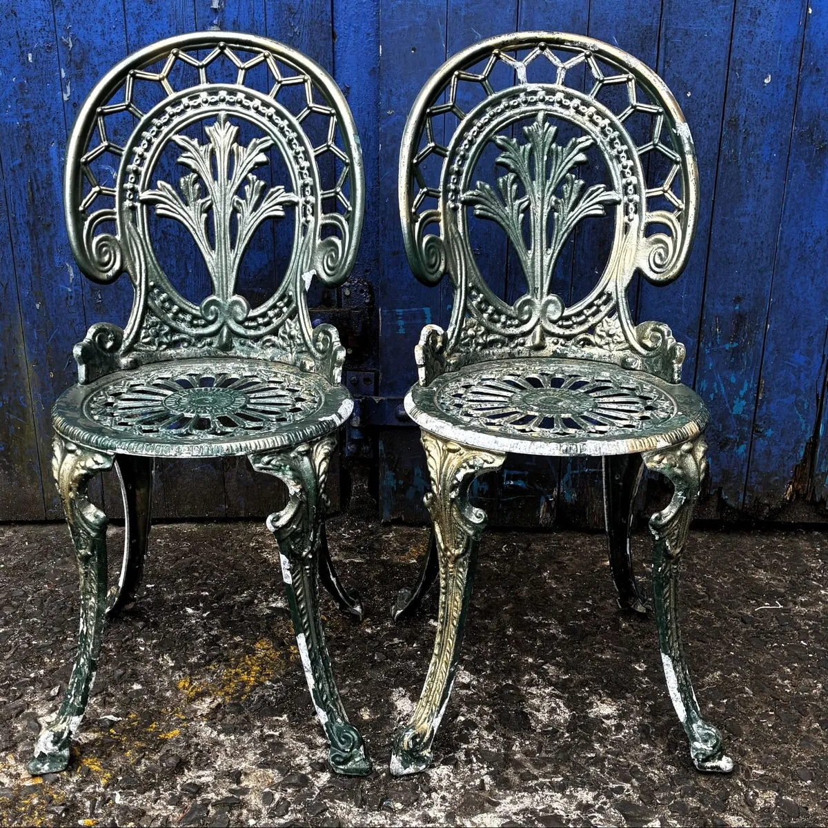 Cast Aluminium Garden Bistro Set - Image 4
