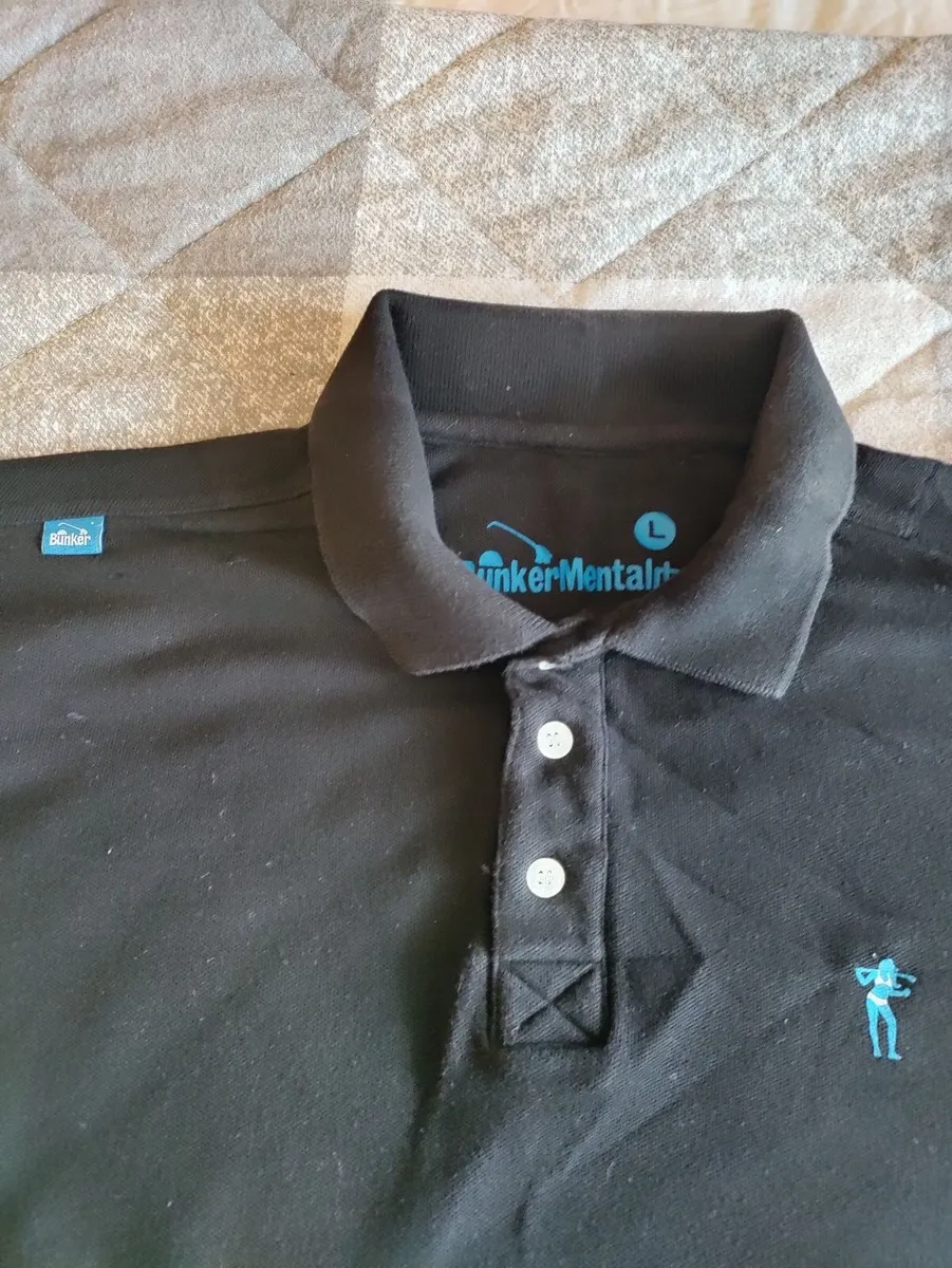 Bunker Mentality Golf shirt L - Image 4
