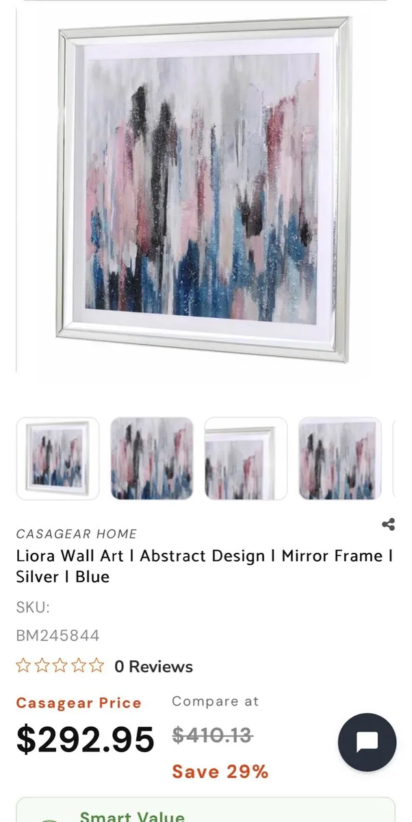 V.Large Luxury Abstract Wall Art - Image 2