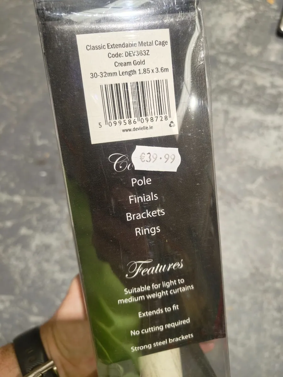 Brand New Classic Metal collection Curtain pole - Image 2