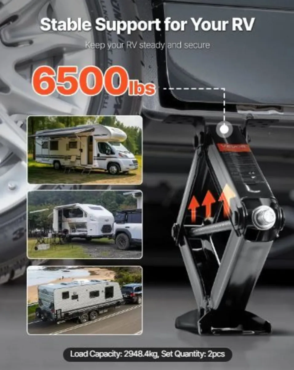 6500 lbs RV Scissor Jacks - Image 4