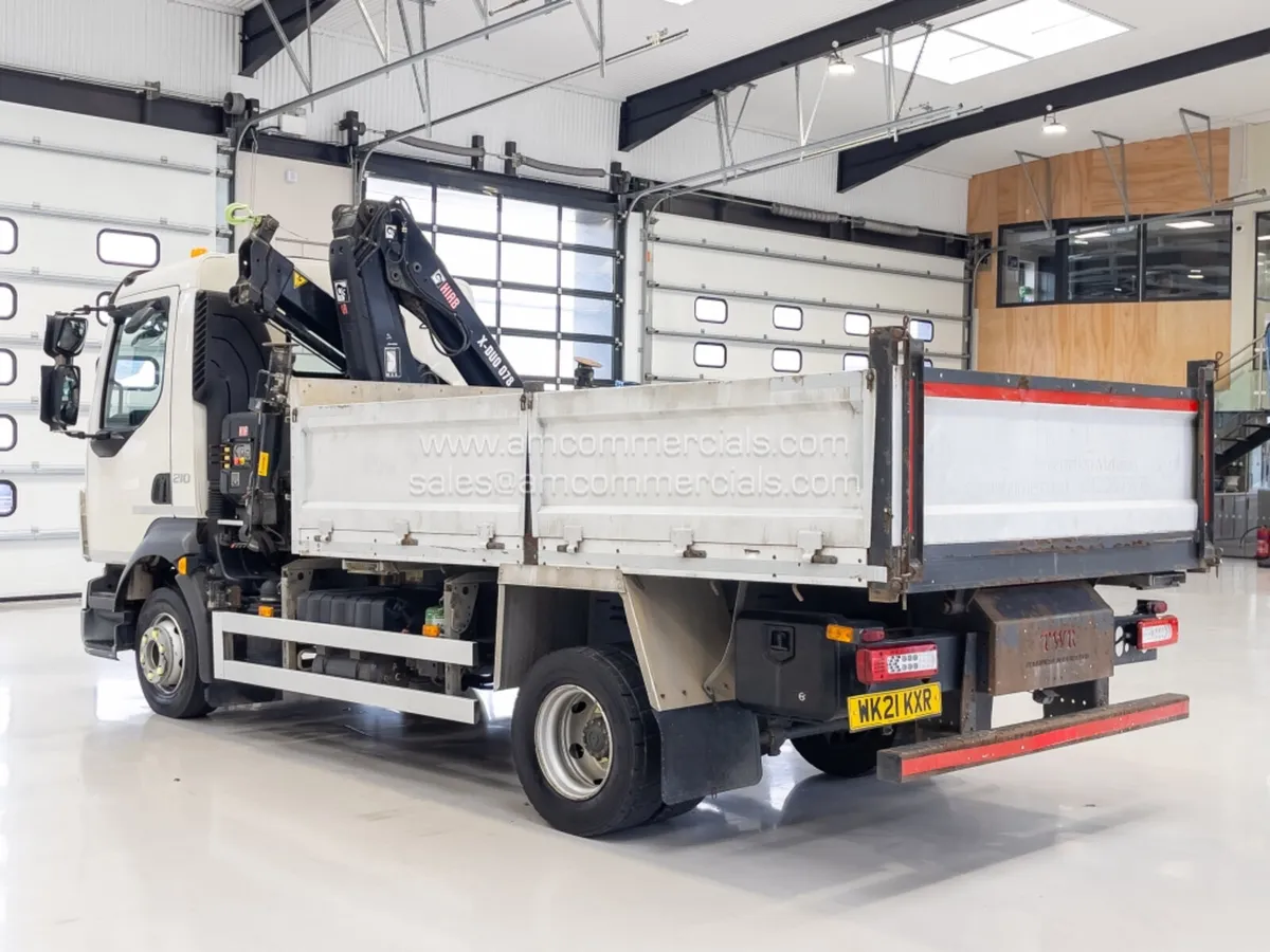 2021 VOLVO FL 210 CRANE MOUNTED DROPSIDE - Image 4