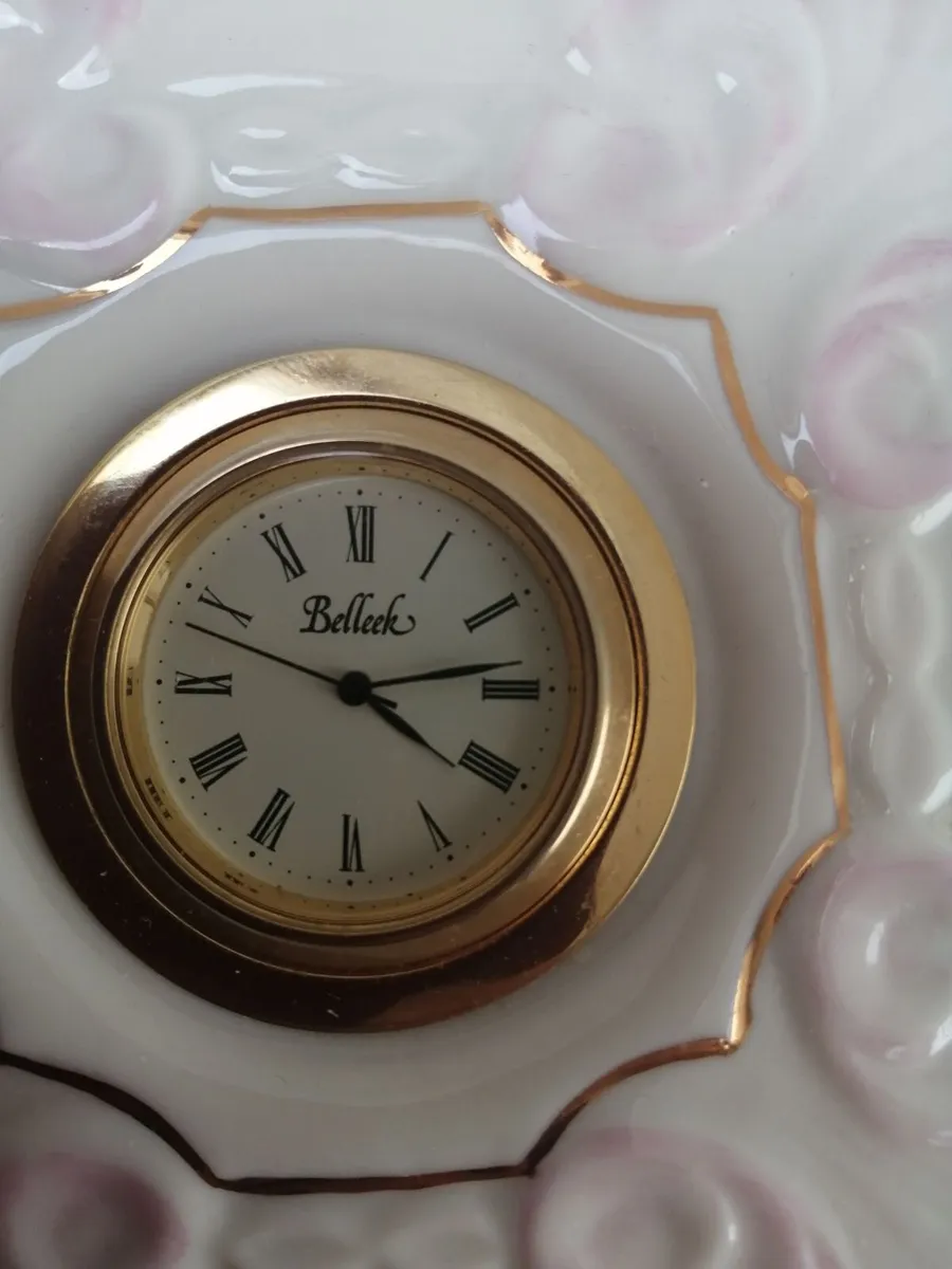 Belleek China clock - Image 1