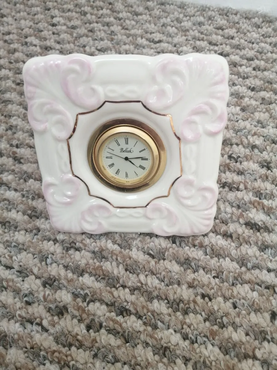 Belleek China clock - Image 2