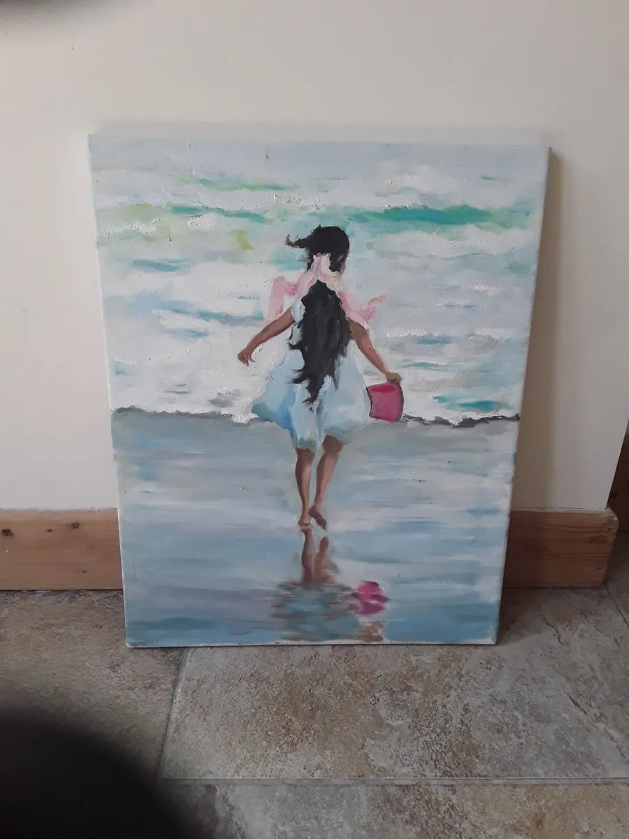 Lovely vibrant coloured picture on canvas - Image 3