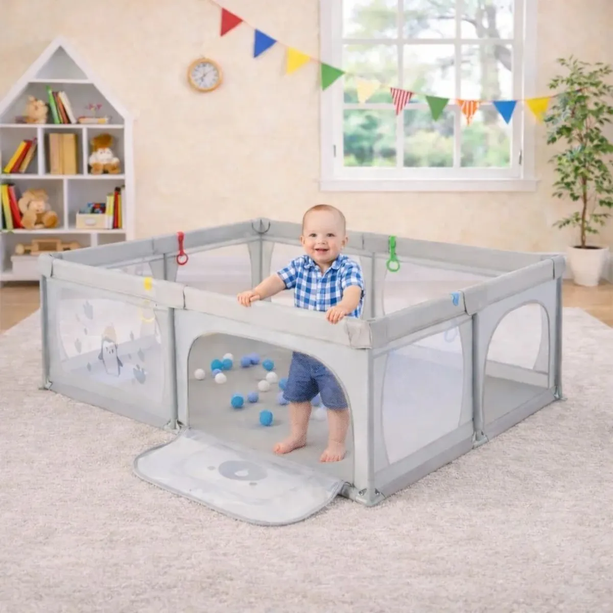 Extra Large Baby Playpen  (2m x1.4m) - Image 1