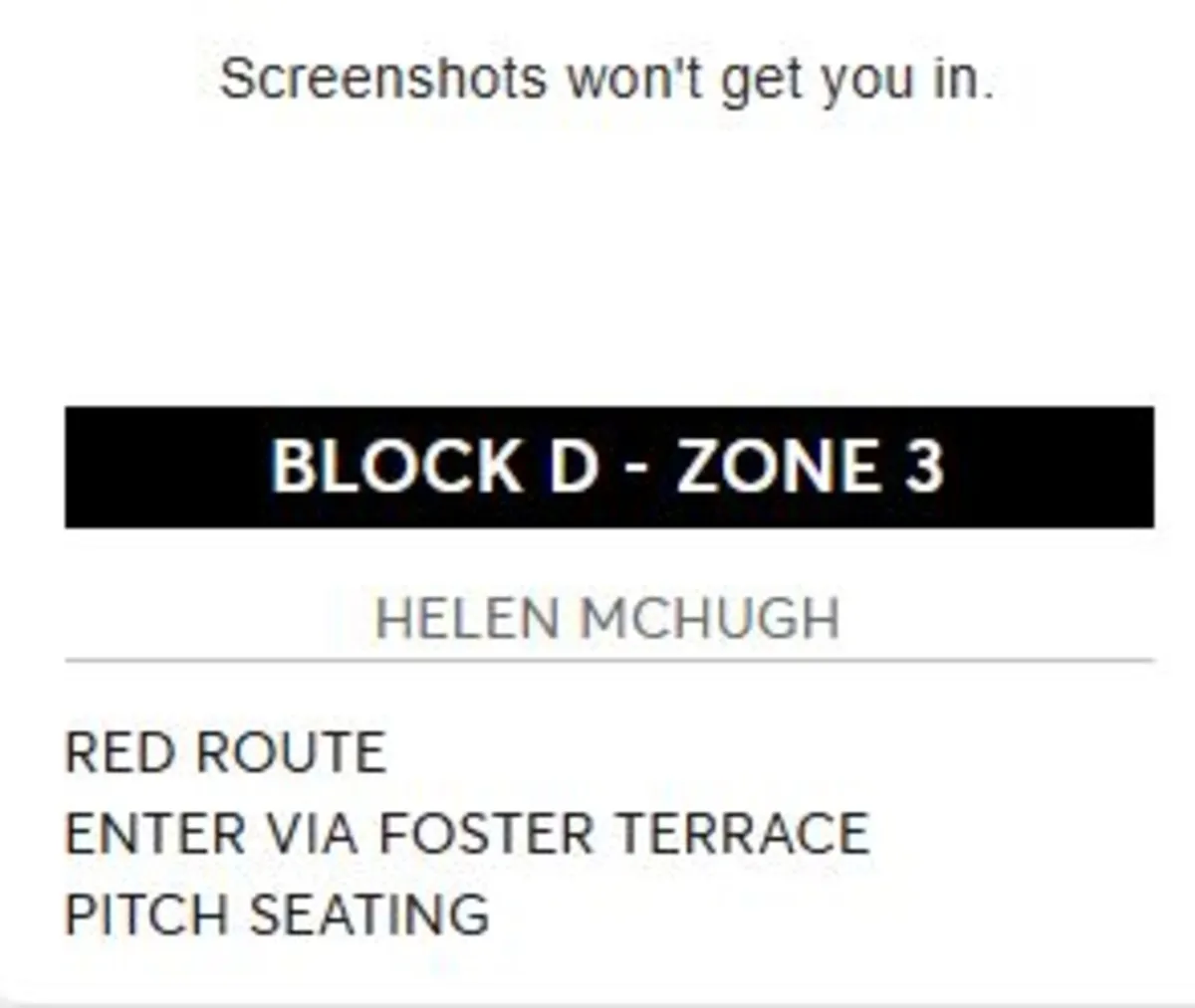 Katie Taylor pitch ticket - Image 3