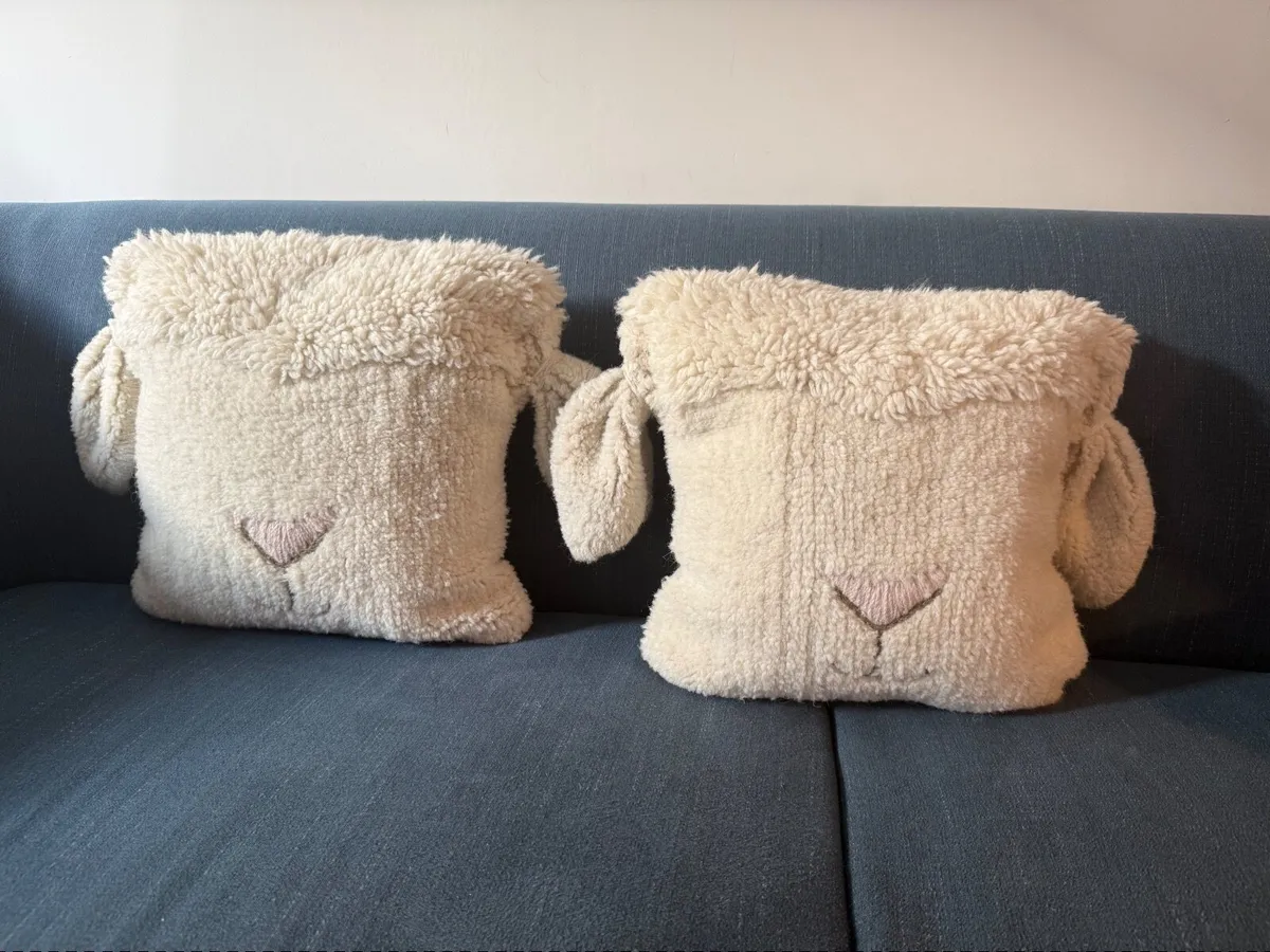 2 Lorena Canals Sheep Cushions - Image 2
