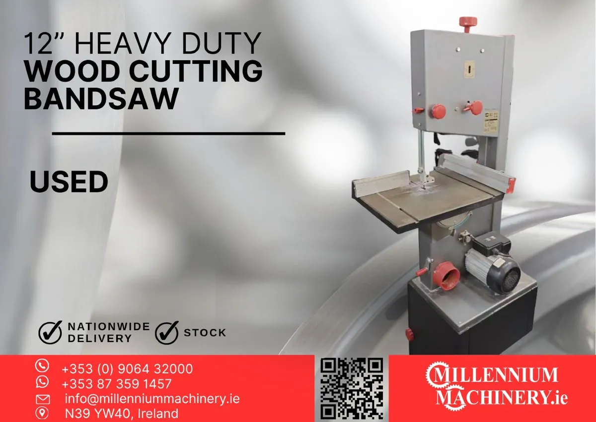 12” Heavy duty wood cutting bandsaw - Image 1