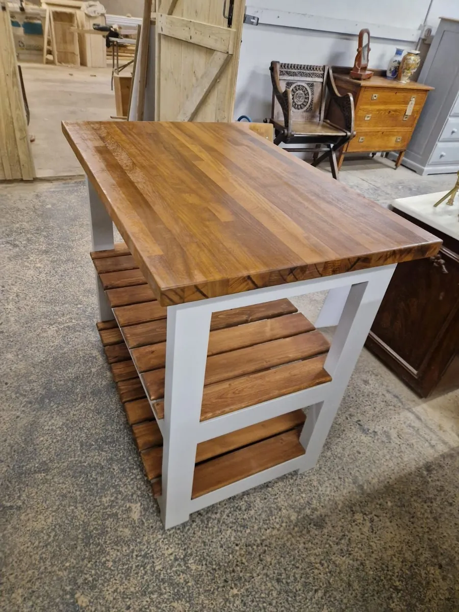 Kitchen island, butcher block - Image 3