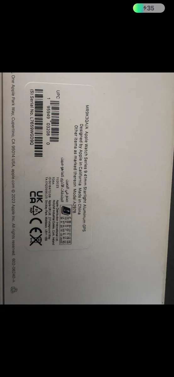 Apple watch series 9 41mm as new - Image 4