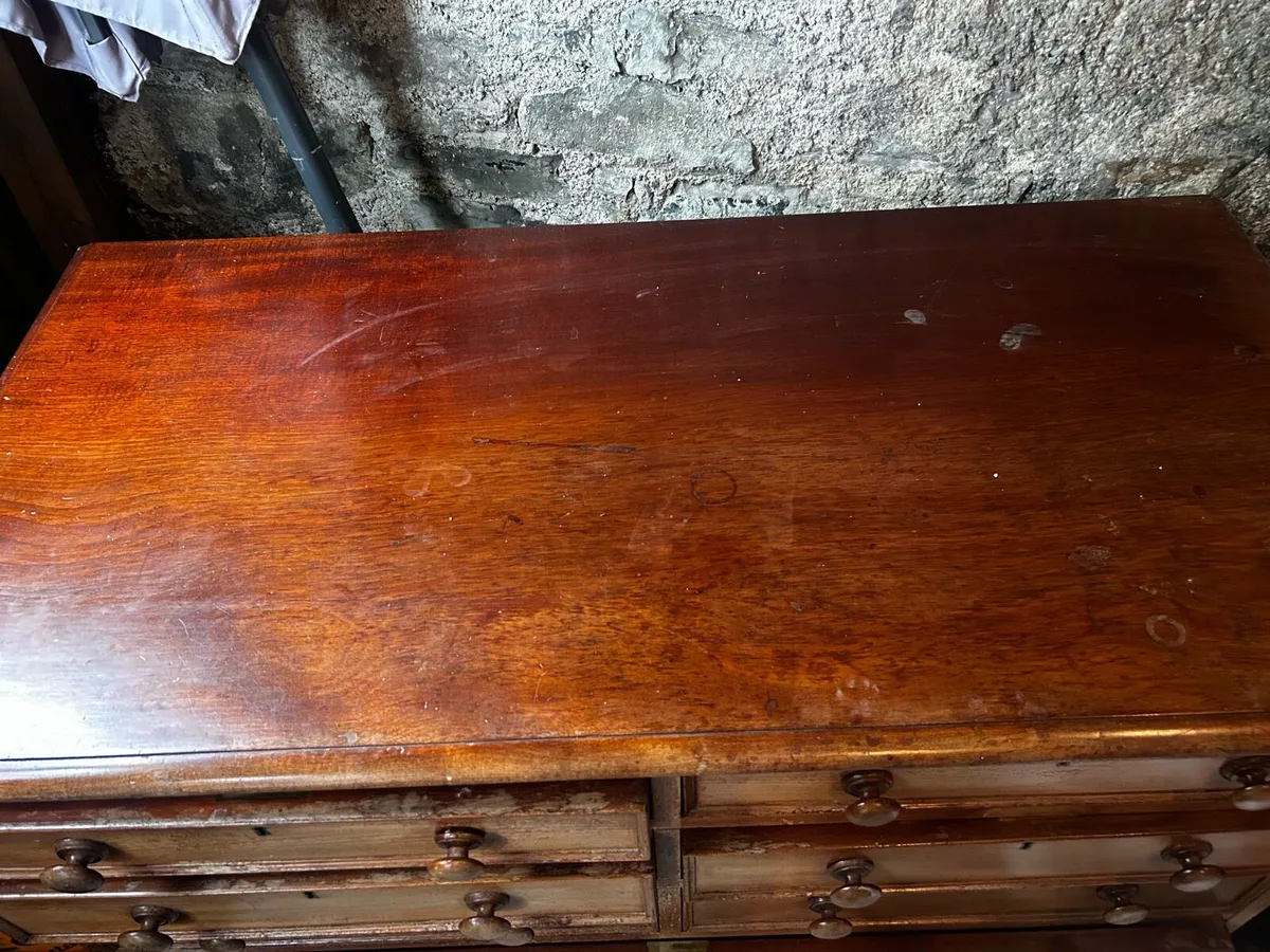 Vintage wooden chest of drawers - Image 2