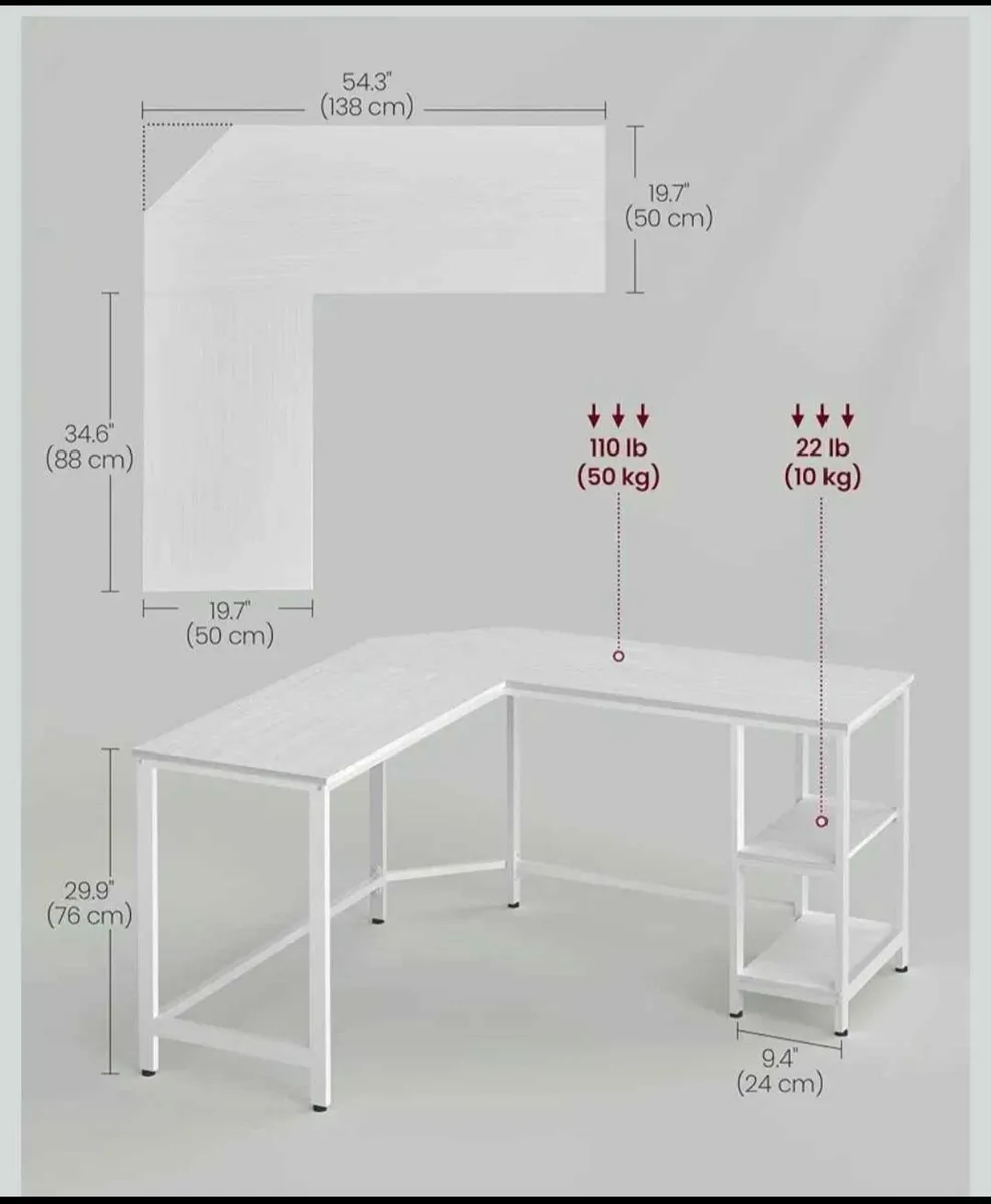 L-Shaped Corner Desk - Image 2