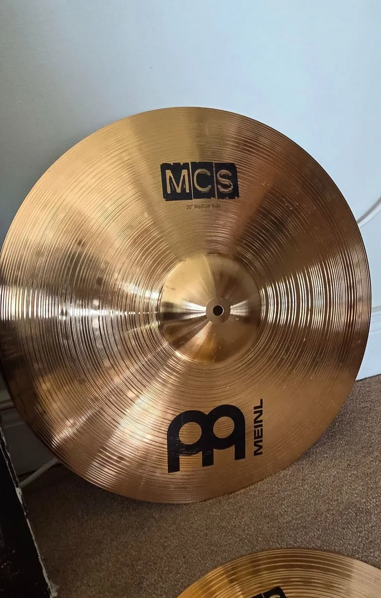Meinl MCS Cymbal Set - Hi Hat, Crash, Ride - Image 3