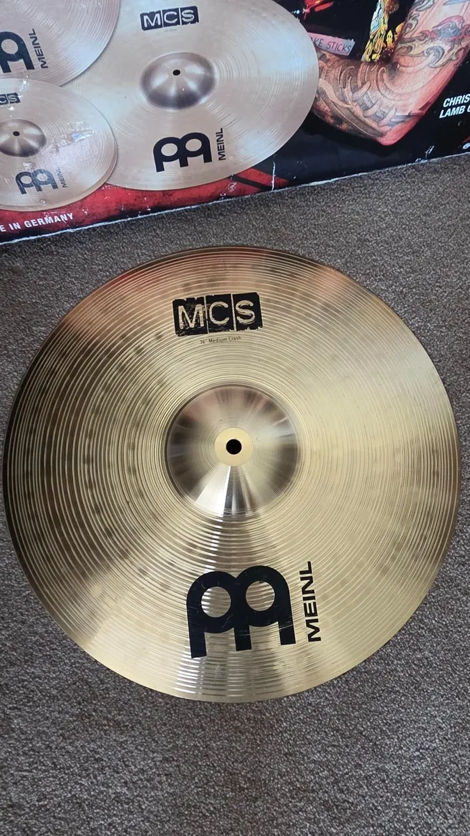 Meinl MCS Cymbal Set - Hi Hat, Crash, Ride - Image 4