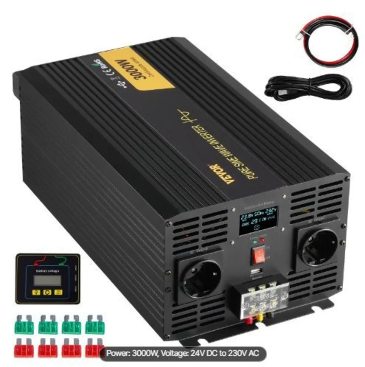 Pure Sine Wave Inverter, 3000 Watt - Image 1