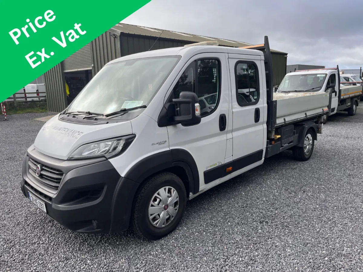 Fiat Ducato C/Cab 3 Way Tipper 2.3L 140BHP - Image 1