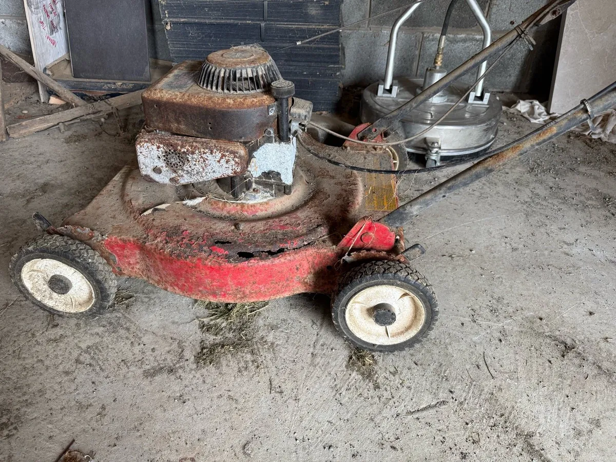 Vintage lawn mower