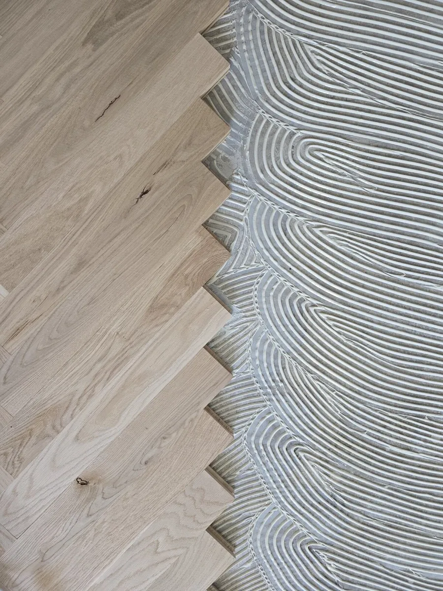 Herringbone Parqet Oak Flooring - Image 2