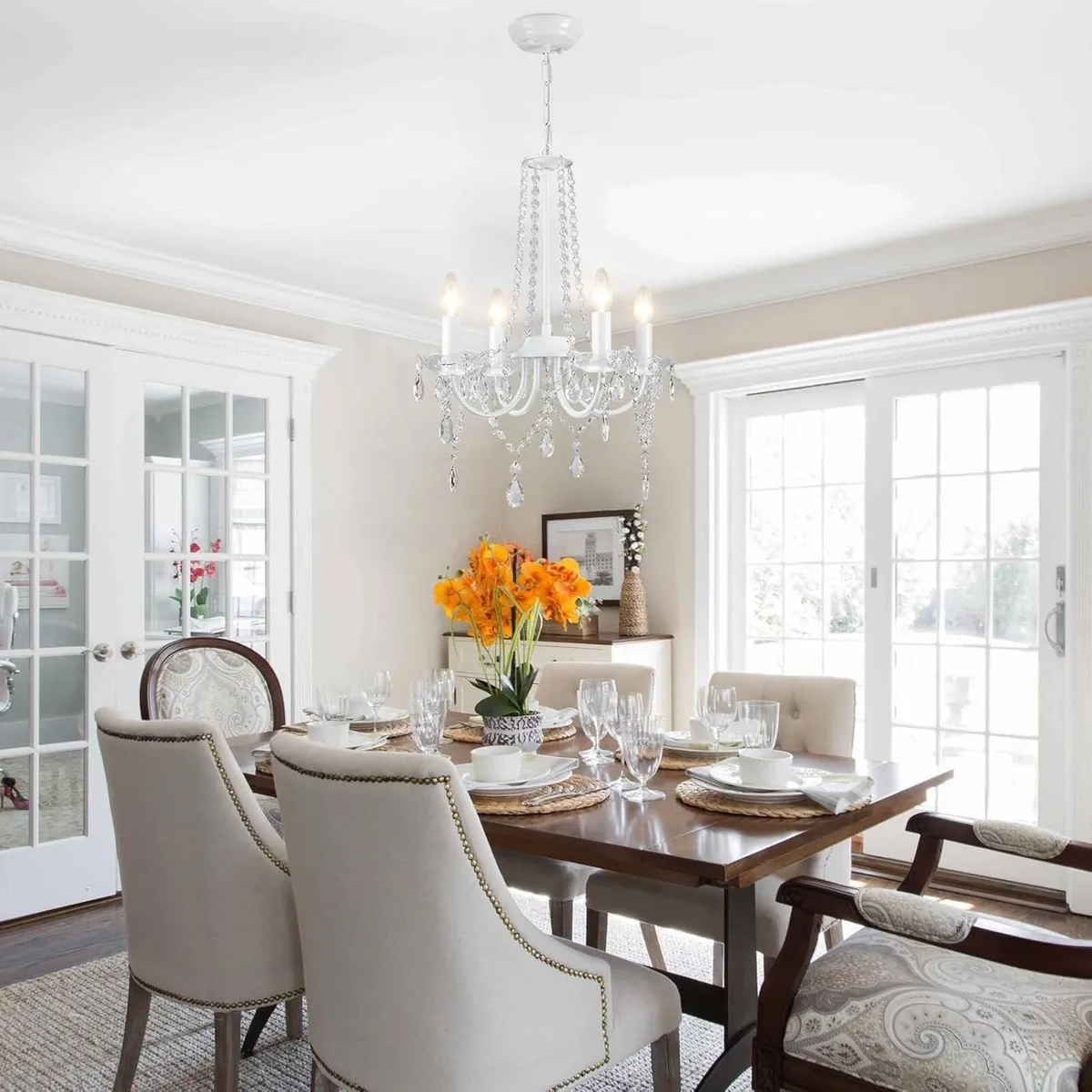 4 Chandelier Modern Crystal Luxury Ceiling Light - Image 4