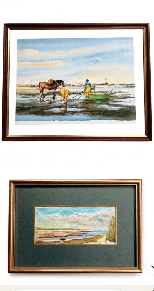 Two vintage irish wall hangings - Image 1