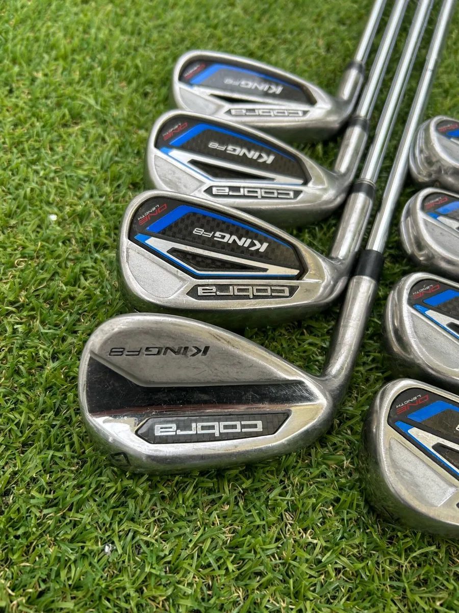 Cobra F8 One length irons left handed - Image 4