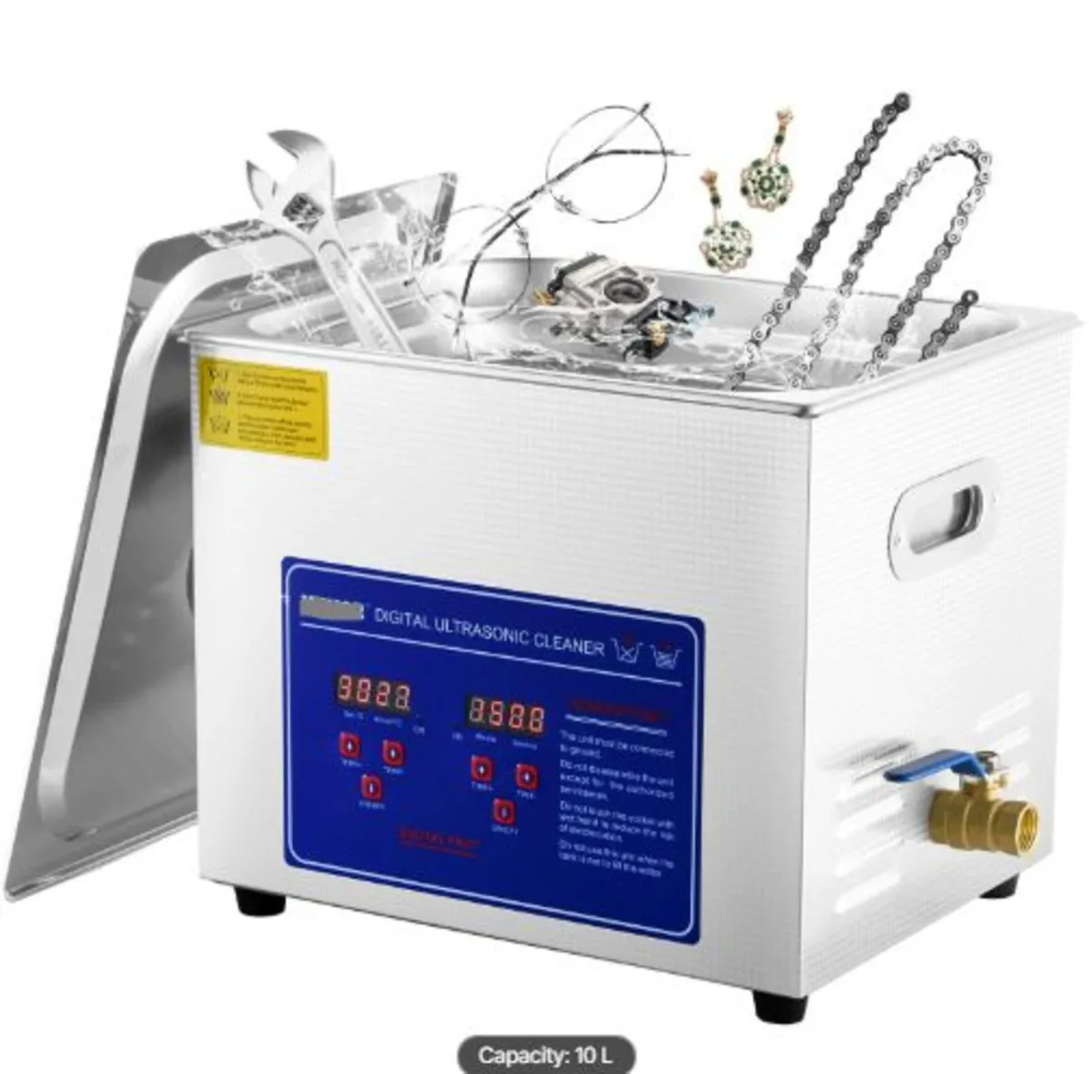 Professional Ultrasonic Cleaner, 10 L Ultrasonic - Image 1