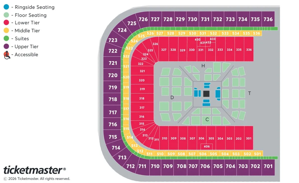 Katie Taylor Tickets ringside